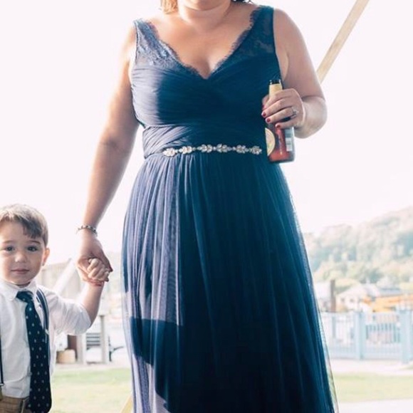 BHLDN Navy Fleur Dress - Picture 6 of 6